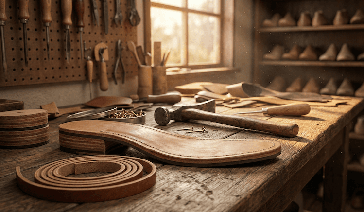 Słownik pojęć szewskich - co to jest zelówka, flek i otok?